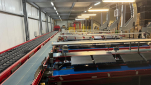 Apple sorting plant